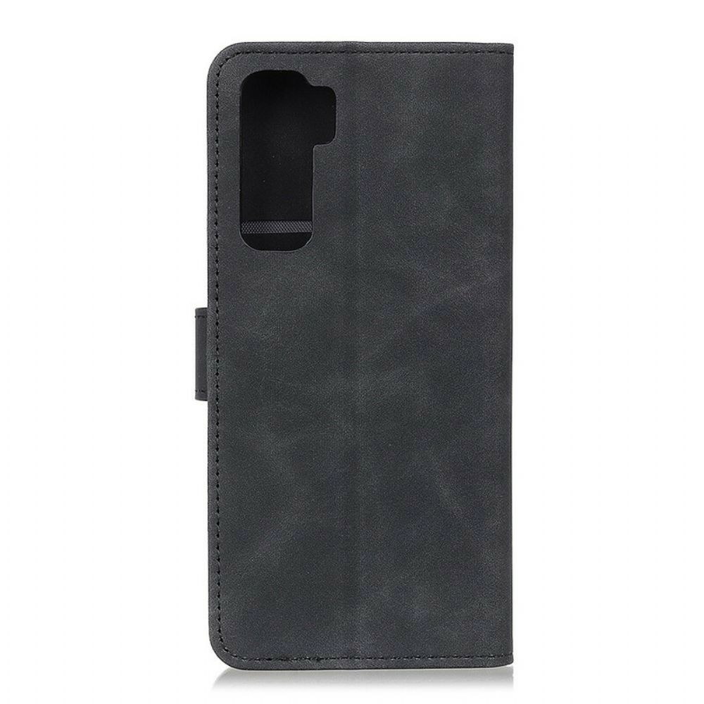 Flip Case Für Huawei P40 Lite 5G Vintage Ledereffekt Khazneh