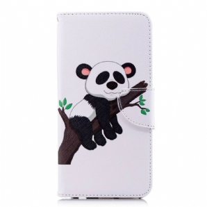 Flip Case Für Huawei Y7 2018 / Honor 7C Fauler Panda