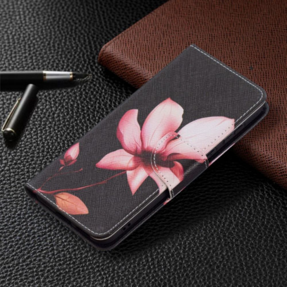 Flip Case Für Huawei P50 Rosa Blume