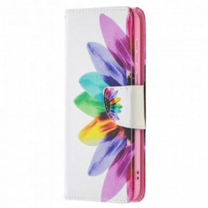 Lederhüllen Für Huawei P50 Aquarell Blume