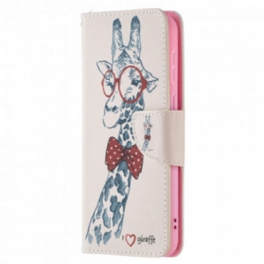 Lederhüllen Für Huawei P50 Nerdige Giraffe