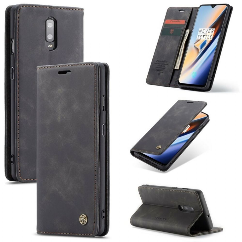 Schutzhülle Für OnePlus 7 Flip Case Caseme Kunstleder