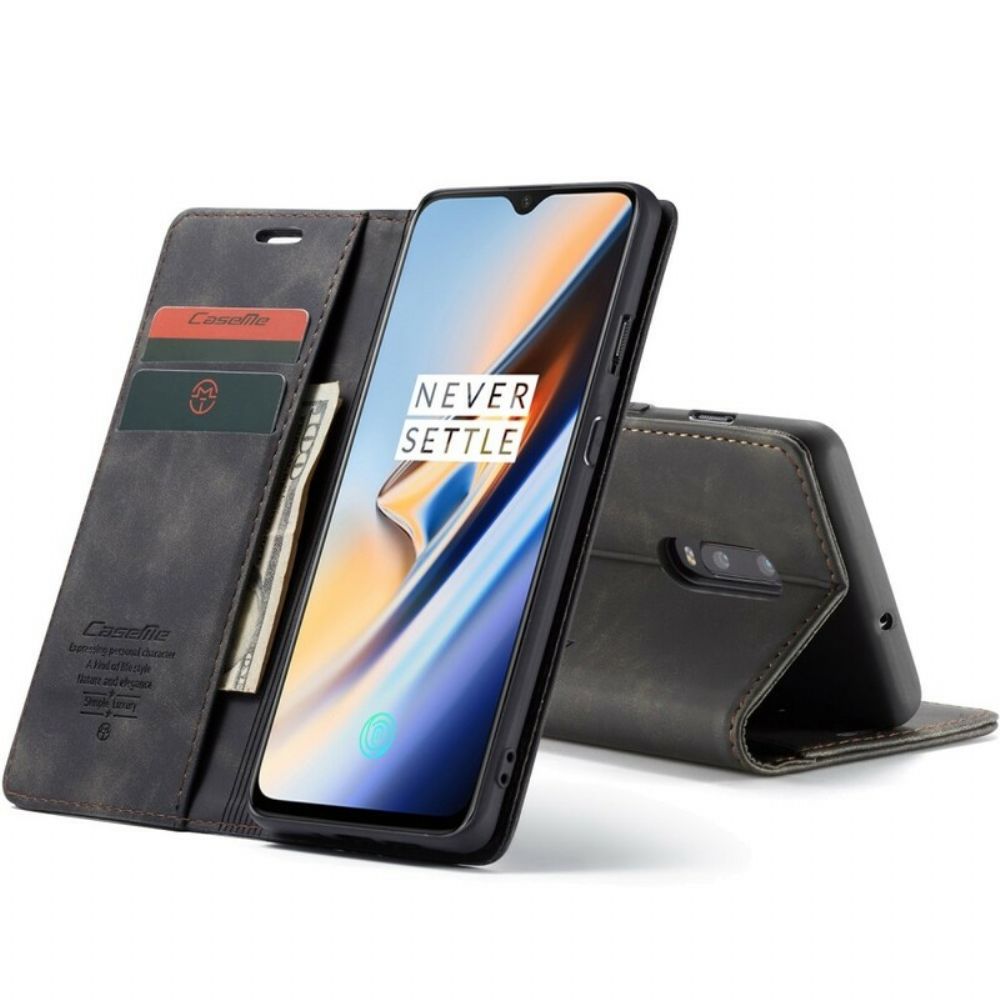 Schutzhülle Für OnePlus 7 Flip Case Caseme Kunstleder