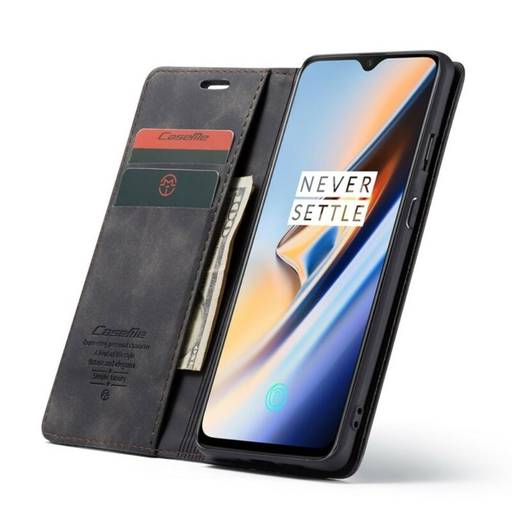 Schutzhülle Für OnePlus 7 Flip Case Caseme Kunstleder