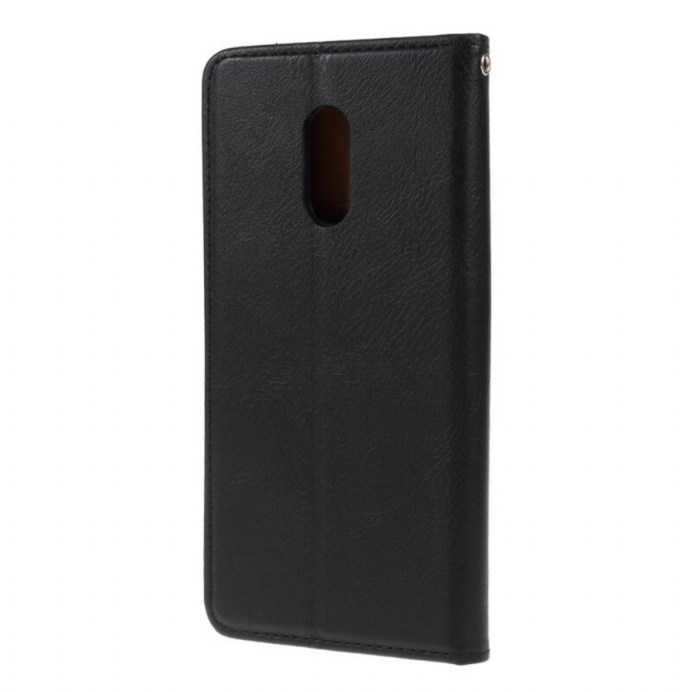 Schutzhülle Für OnePlus 7 Flip Case Kartenetui Aus Kunstleder