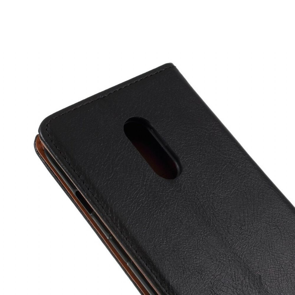 Schutzhülle Für OnePlus 7 Flip Case Kartenetui Aus Kunstleder