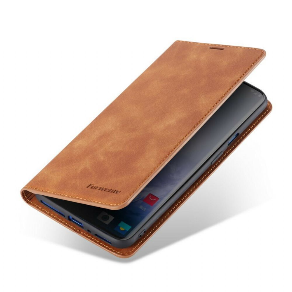 Schutzhülle Für OnePlus 7 Flip Case Ledereffekt Vorw