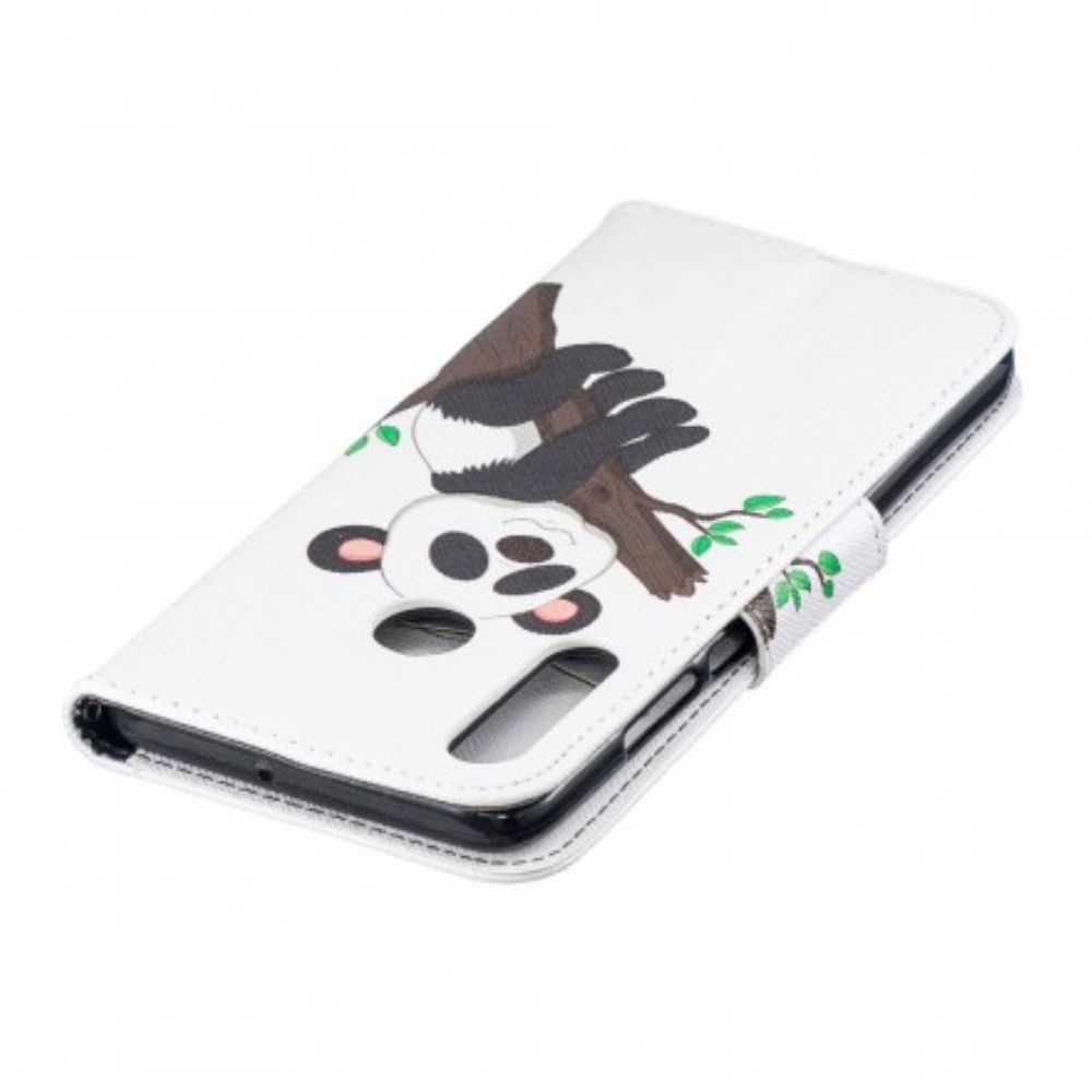 Flip Case Für Huawei P30 Lite Fauler Panda