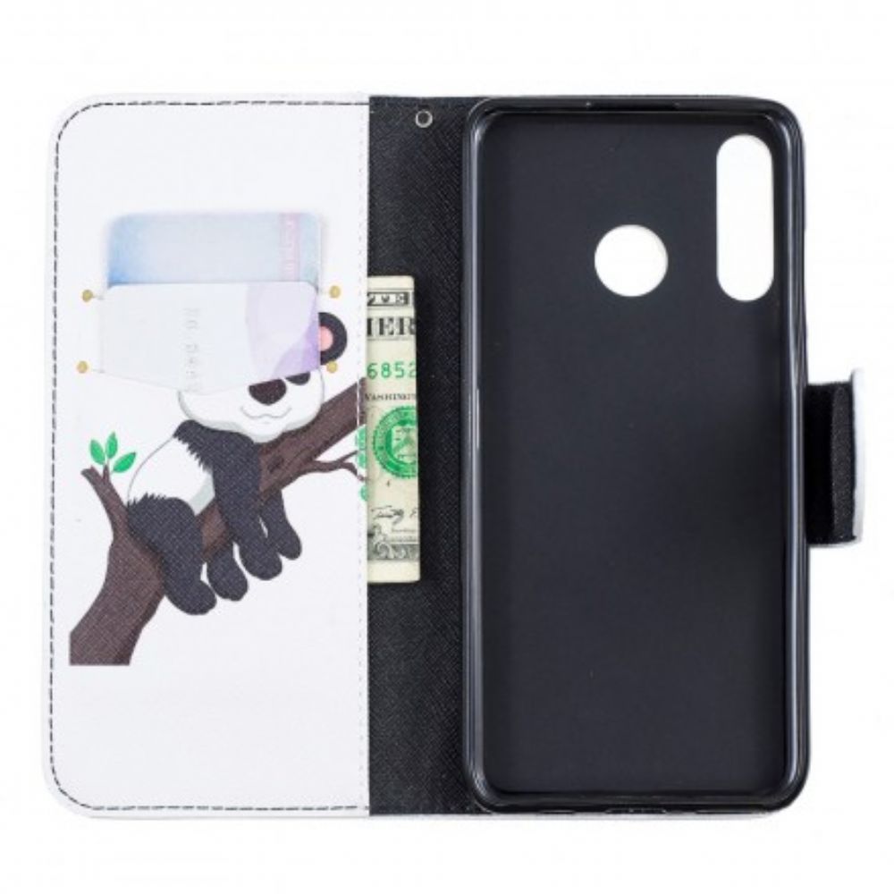 Flip Case Für Huawei P30 Lite Fauler Panda