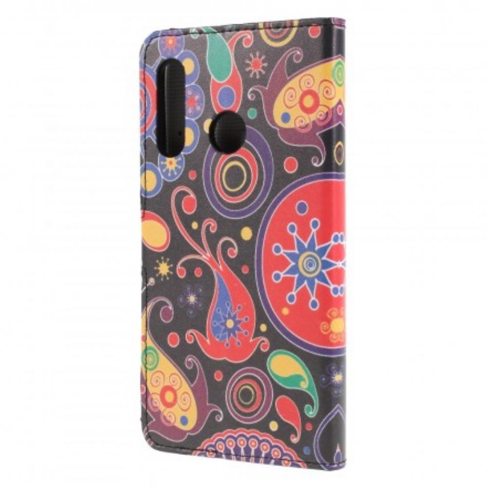 Flip Case Für Huawei P30 Lite Galaxy-design