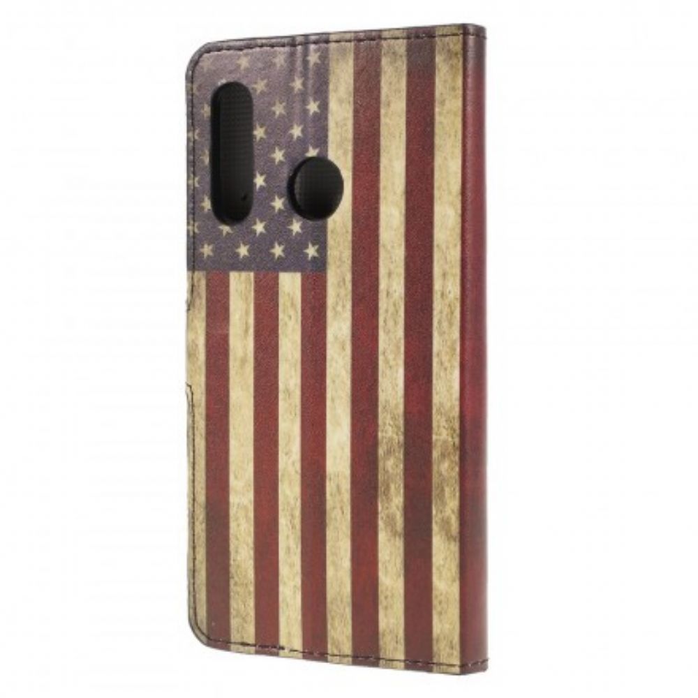 Flip Case Für Huawei P30 Lite Usa-flagge