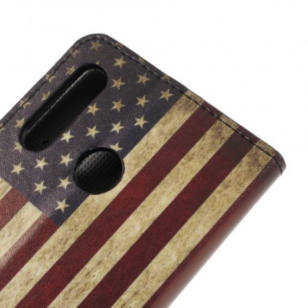 Flip Case Für Huawei P30 Lite Usa-flagge