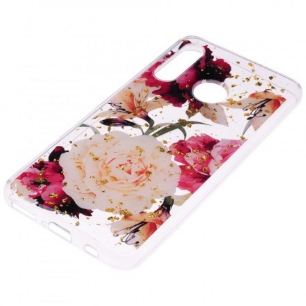 Handyhülle Für Huawei P30 Lite Transparente Hervorragende Blumensträuße