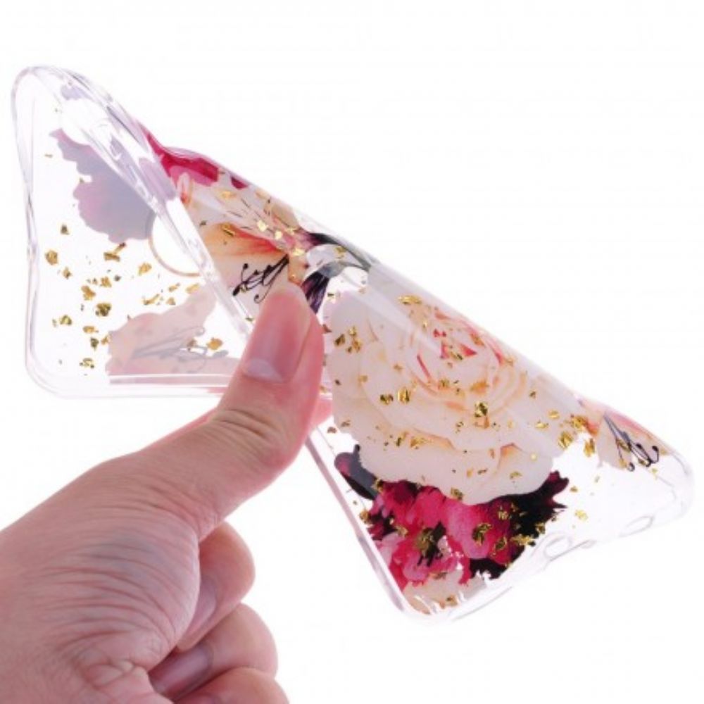 Handyhülle Für Huawei P30 Lite Transparente Hervorragende Blumensträuße