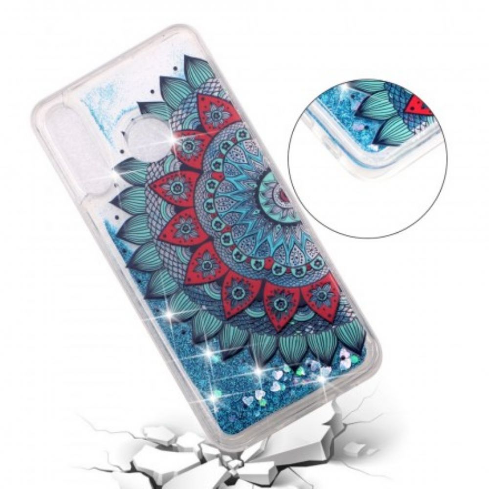 Hülle Für Huawei P30 Lite Transparente Mandala-glitter