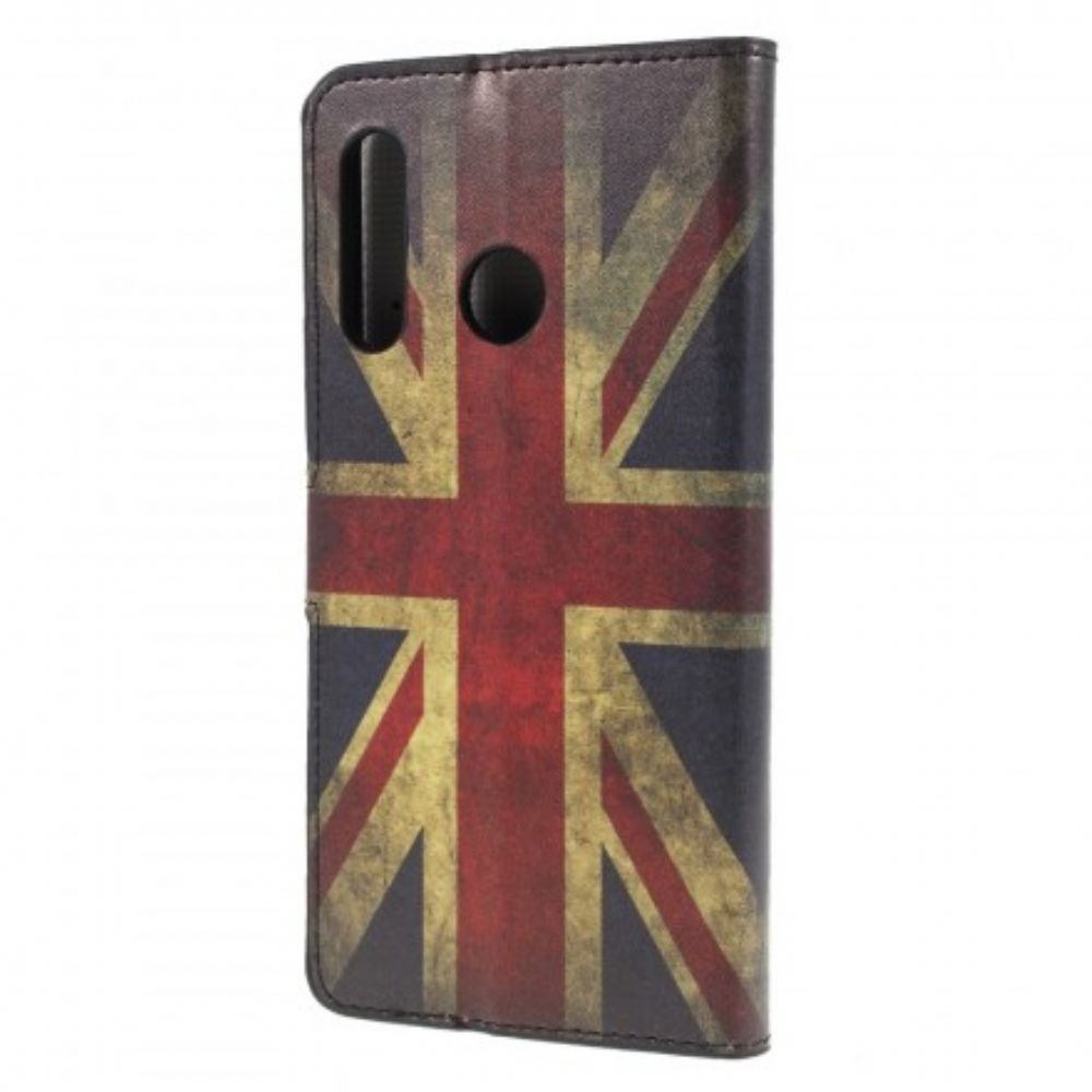 Lederhüllen Für Huawei P30 Lite England-flagge