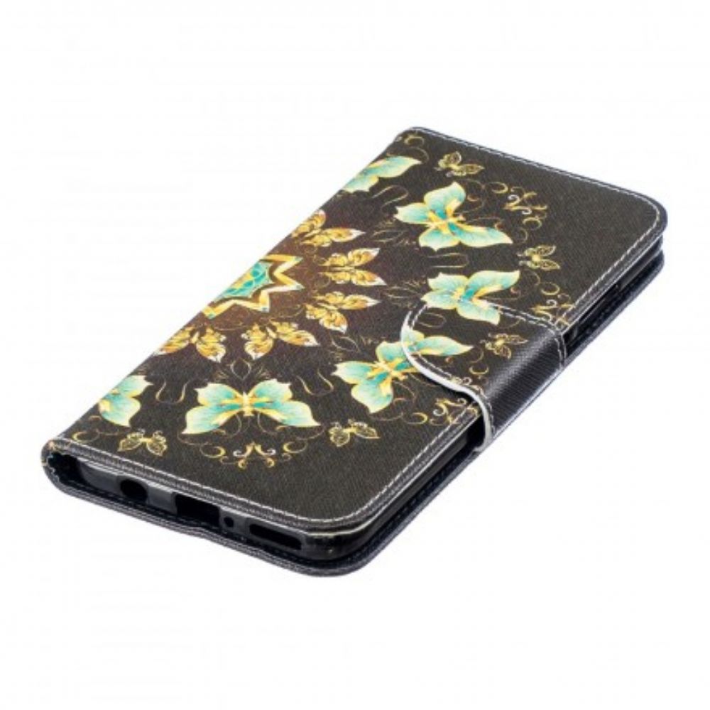 Lederhüllen Für Huawei P30 Lite Schmetterlings-mandala