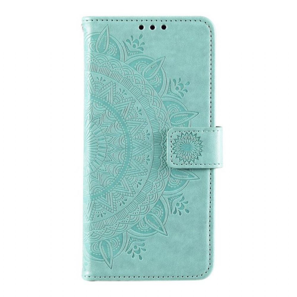 Flip Case Für Samsung Galaxy A13 5G / A04s Sonnenmandala