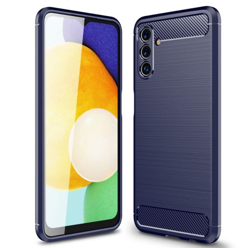 Handyhülle Für Samsung Galaxy A13 5G / A04s Gebürstete Kohlefaser