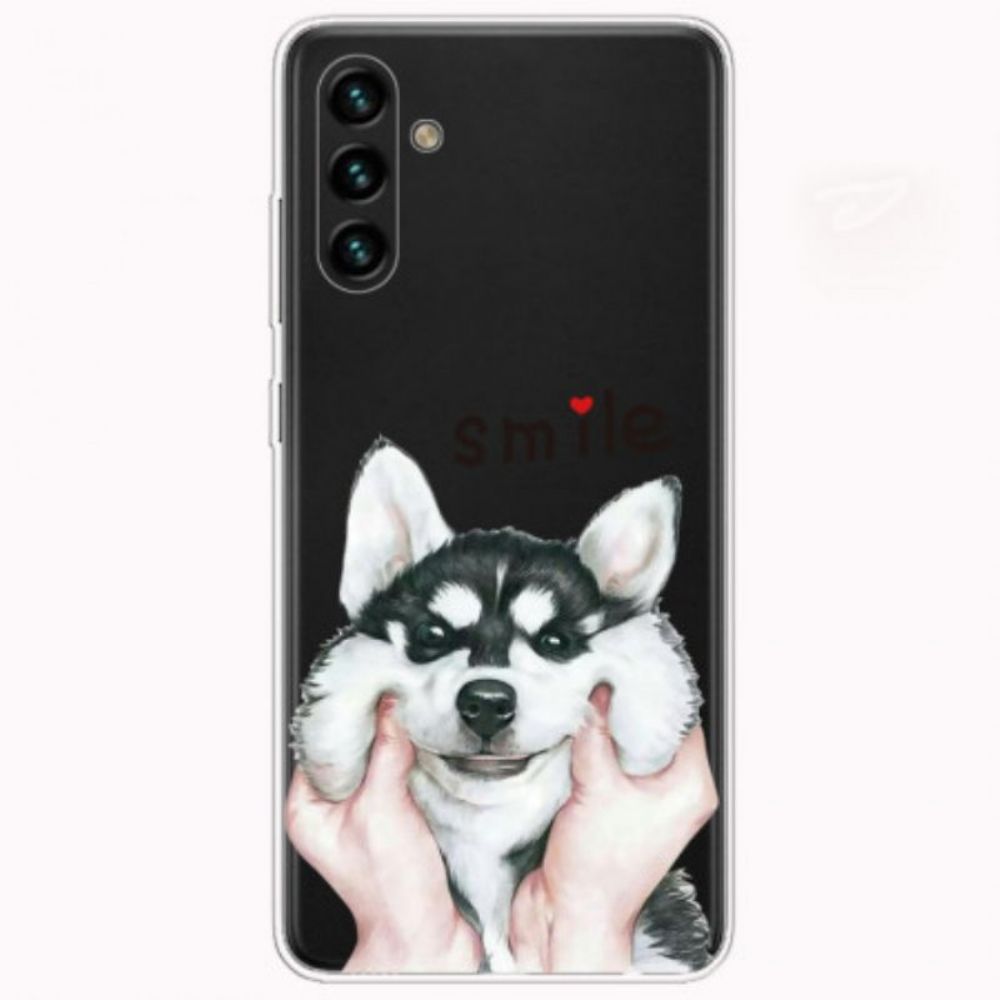 Hülle Für Samsung Galaxy A13 5G / A04s Lächle Hund