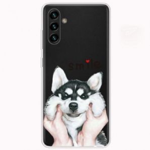 Hülle Für Samsung Galaxy A13 5G / A04s Lächle Hund