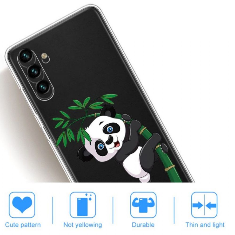 Hülle Für Samsung Galaxy A13 5G / A04s Panda Auf Bambus