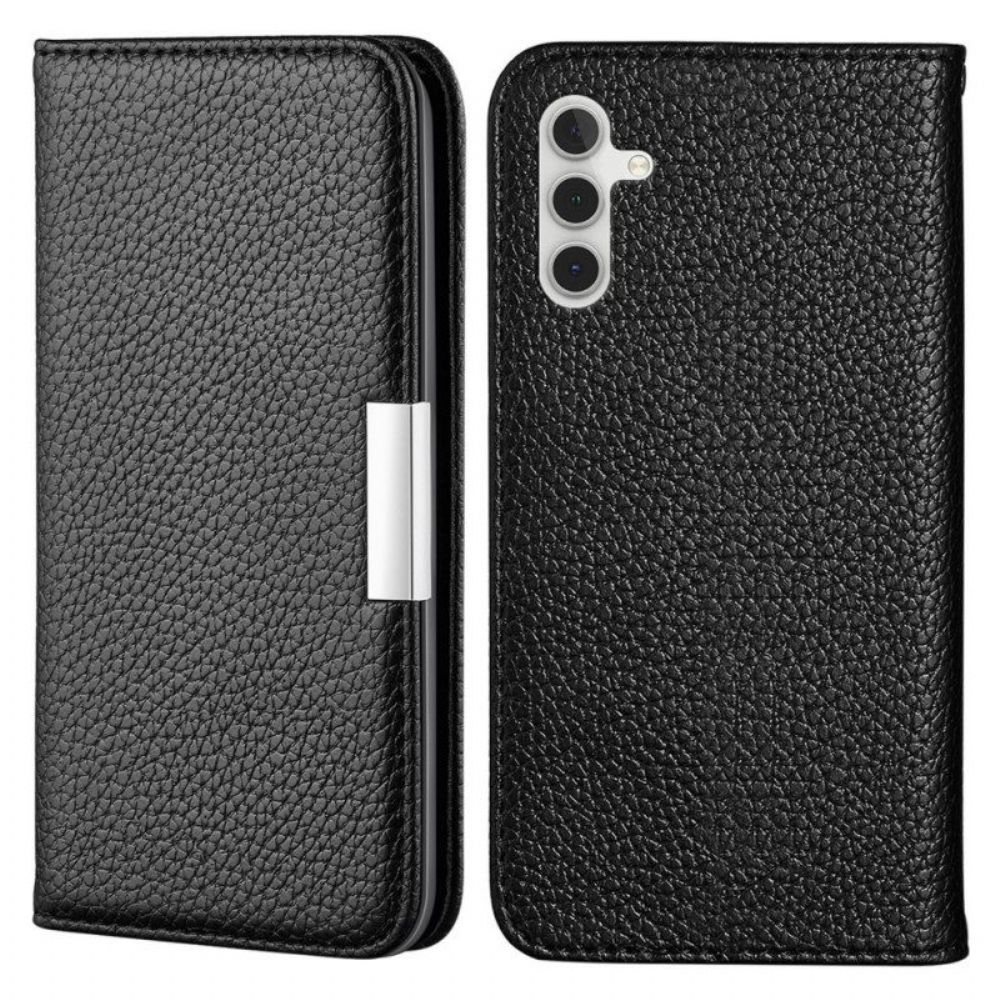 Schutzhülle Für Samsung Galaxy A13 5G / A04s Flip Case Kunstleder Litschi Ultra Chic