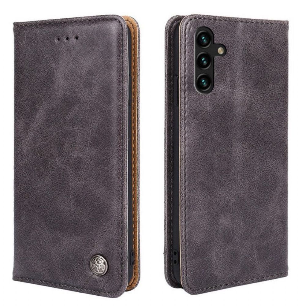 Schutzhülle Für Samsung Galaxy A13 5G / A04s Flip Case Stil Lederniete