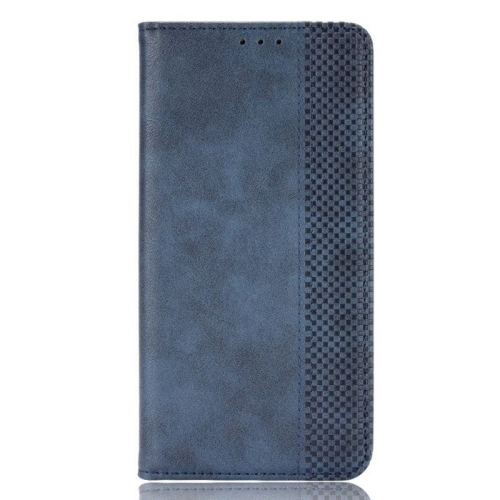 Schutzhülle Für Samsung Galaxy A13 5G / A04s Flip Case Stilisierter Vintage-ledereffekt