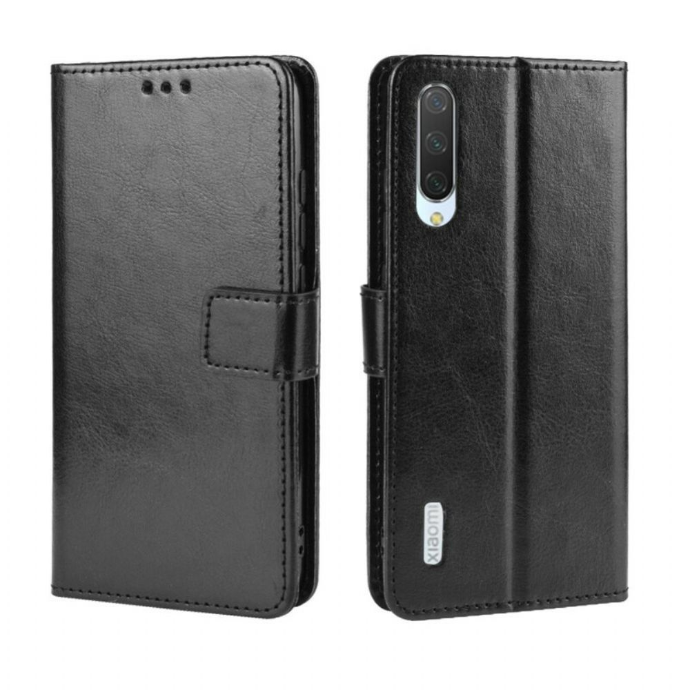 Flip Case Für Xiaomi Mi A3 Lederdesign Mit Riemen