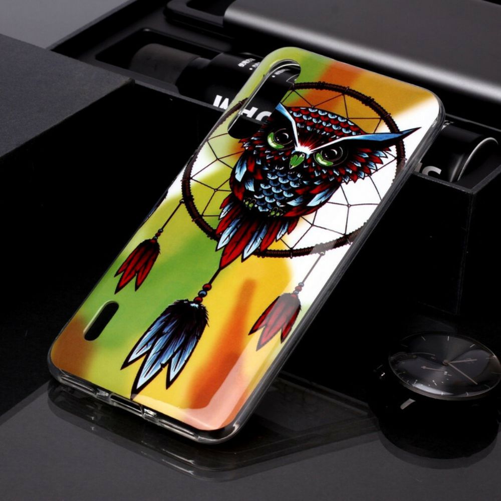 Hülle Für Xiaomi Mi A3 Fluoreszierender Eulen-traumfänger