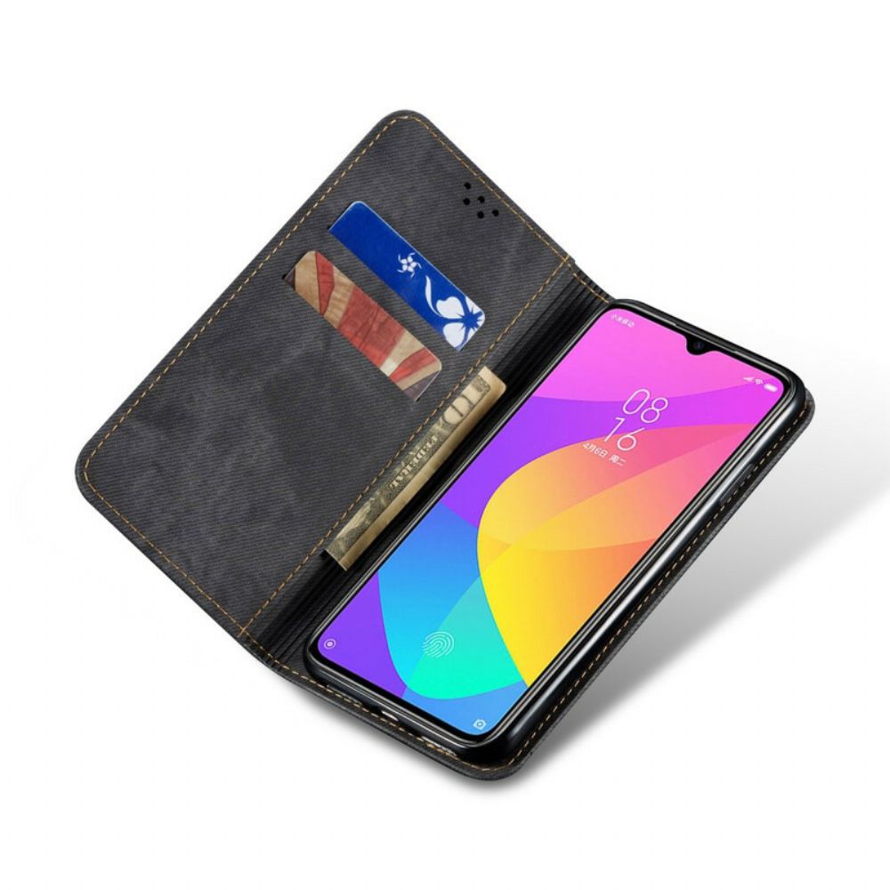 Schutzhülle Für Xiaomi Mi A3 Flip Case Jeansstoff