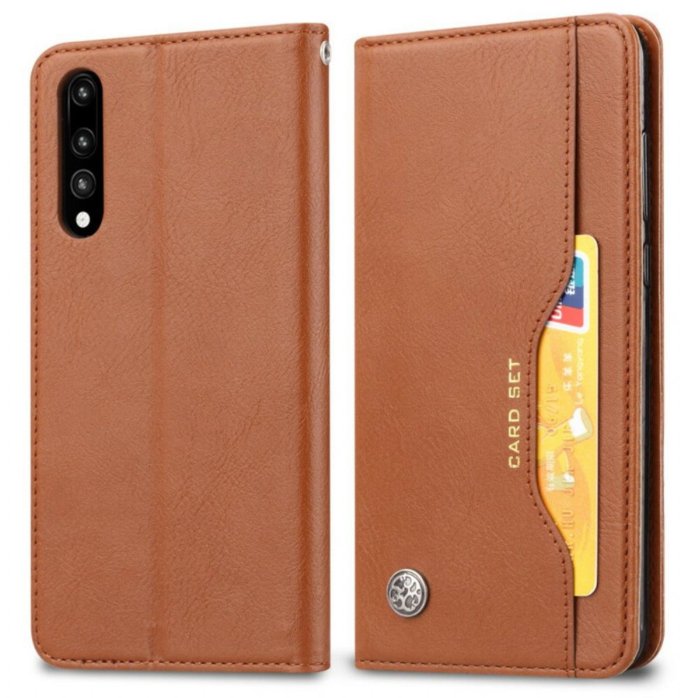 Schutzhülle Für Xiaomi Mi A3 Flip Case Kartenetui Aus Kunstleder