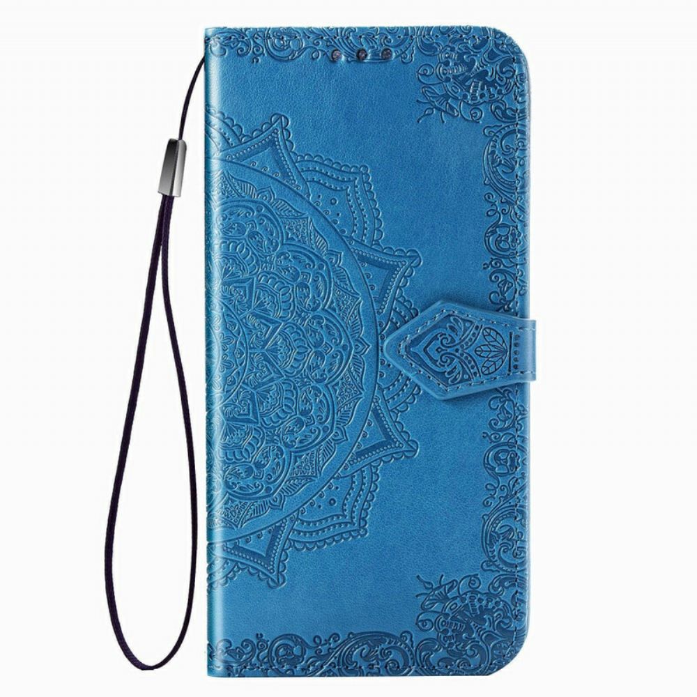 Flip Case Für Samsung Galaxy A20s Mandala Aus Dem Mittelalter