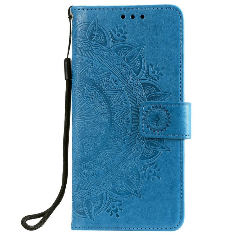 Flip Case Für Samsung Galaxy A20s Sonnen-mandala