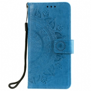 Flip Case Für Samsung Galaxy A20s Sonnen-mandala