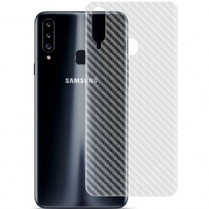 Hintere Schutzfolie Für Samsung Galaxy A20S Carbon Style Imak