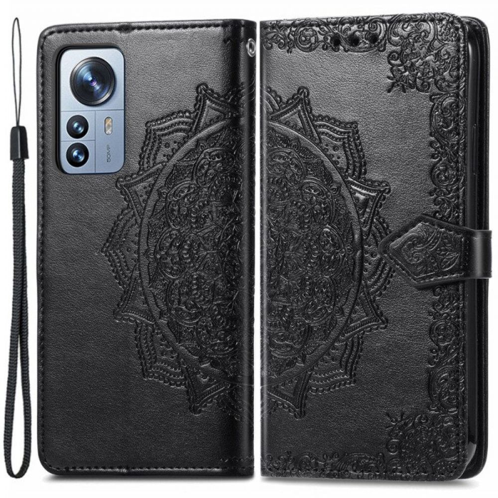 Flip Case Für Xiaomi 12 Pro Mandala-mittelalter