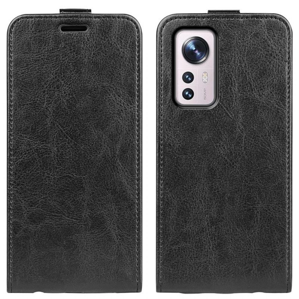 Flip Case Für Xiaomi 12 Pro Flip Case Vertikale Klappe In Lederoptik