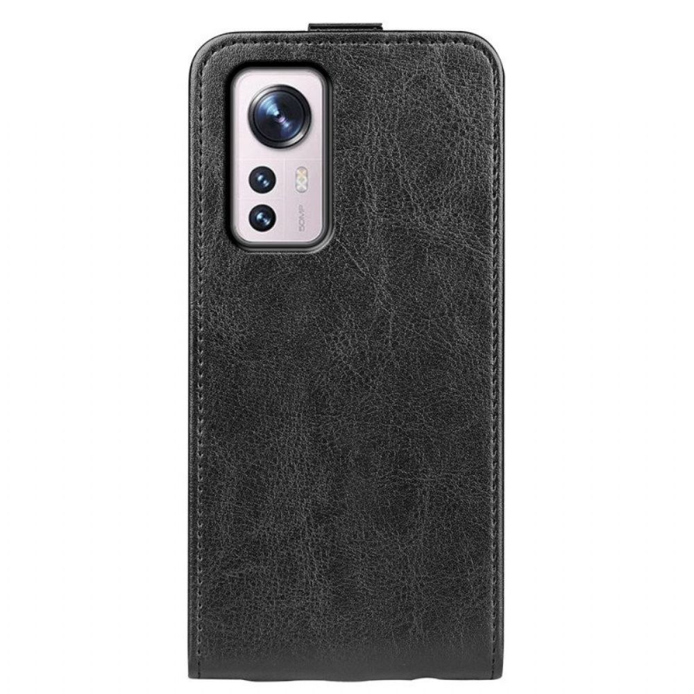 Flip Case Für Xiaomi 12 Pro Flip Case Vertikale Klappe In Lederoptik