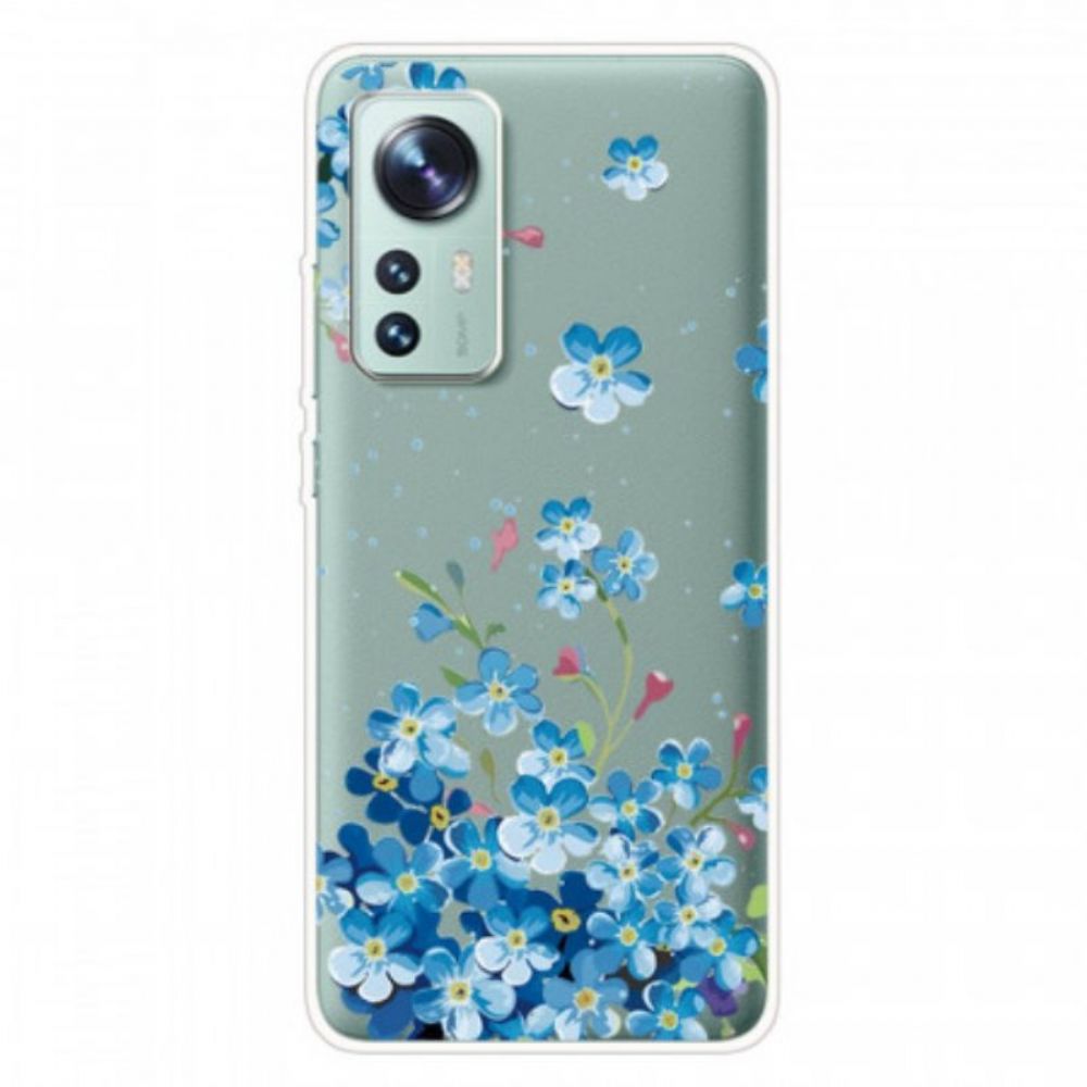 Hülle Für Xiaomi 12 Pro Blaue Blumen