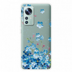 Hülle Für Xiaomi 12 Pro Blaue Blumen