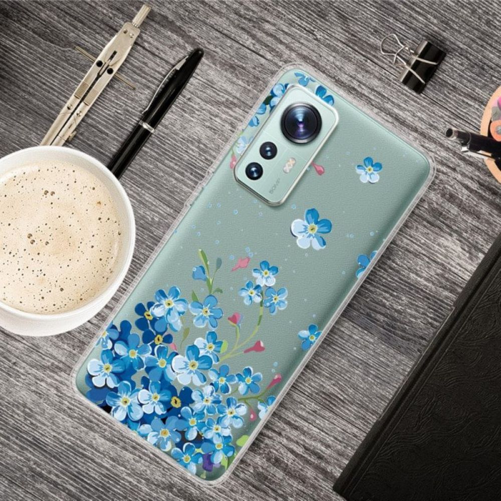 Hülle Für Xiaomi 12 Pro Blaue Blumen