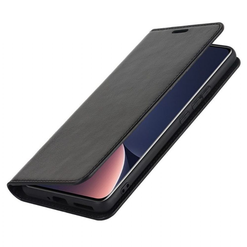 Schutzhülle Für Xiaomi 12 Pro Flip Case Echtes Leder