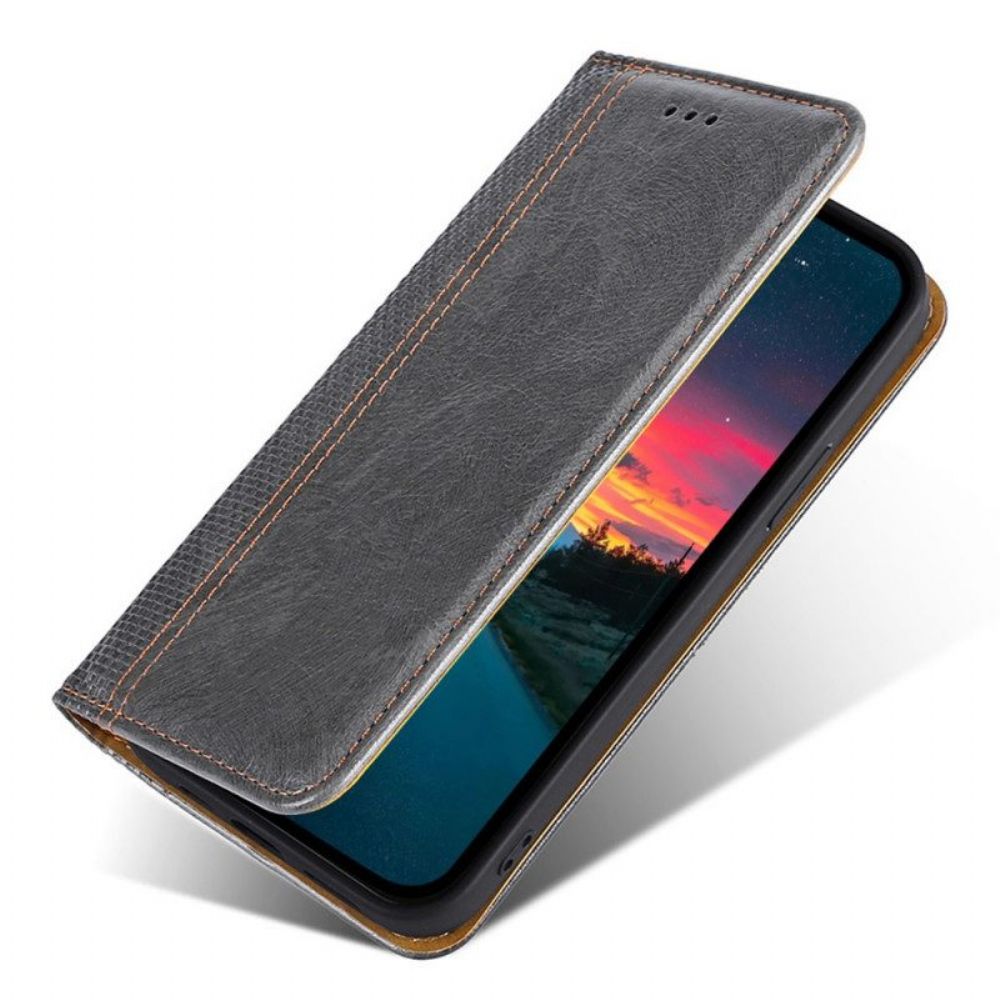 Schutzhülle Für Xiaomi 12 Pro Flip Case Vintage-ledereffekt