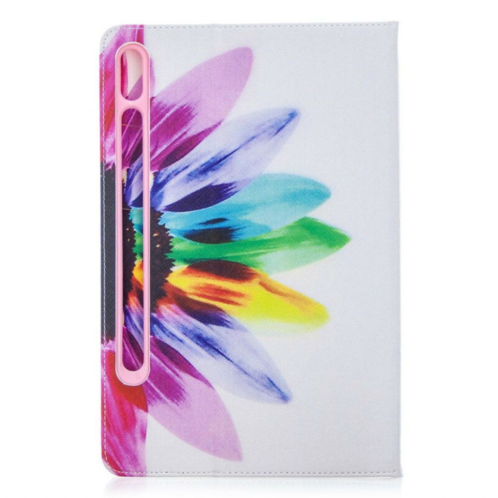 Case Für Samsung Galaxy Tab S7 / Tab S8 Aquarell Blume