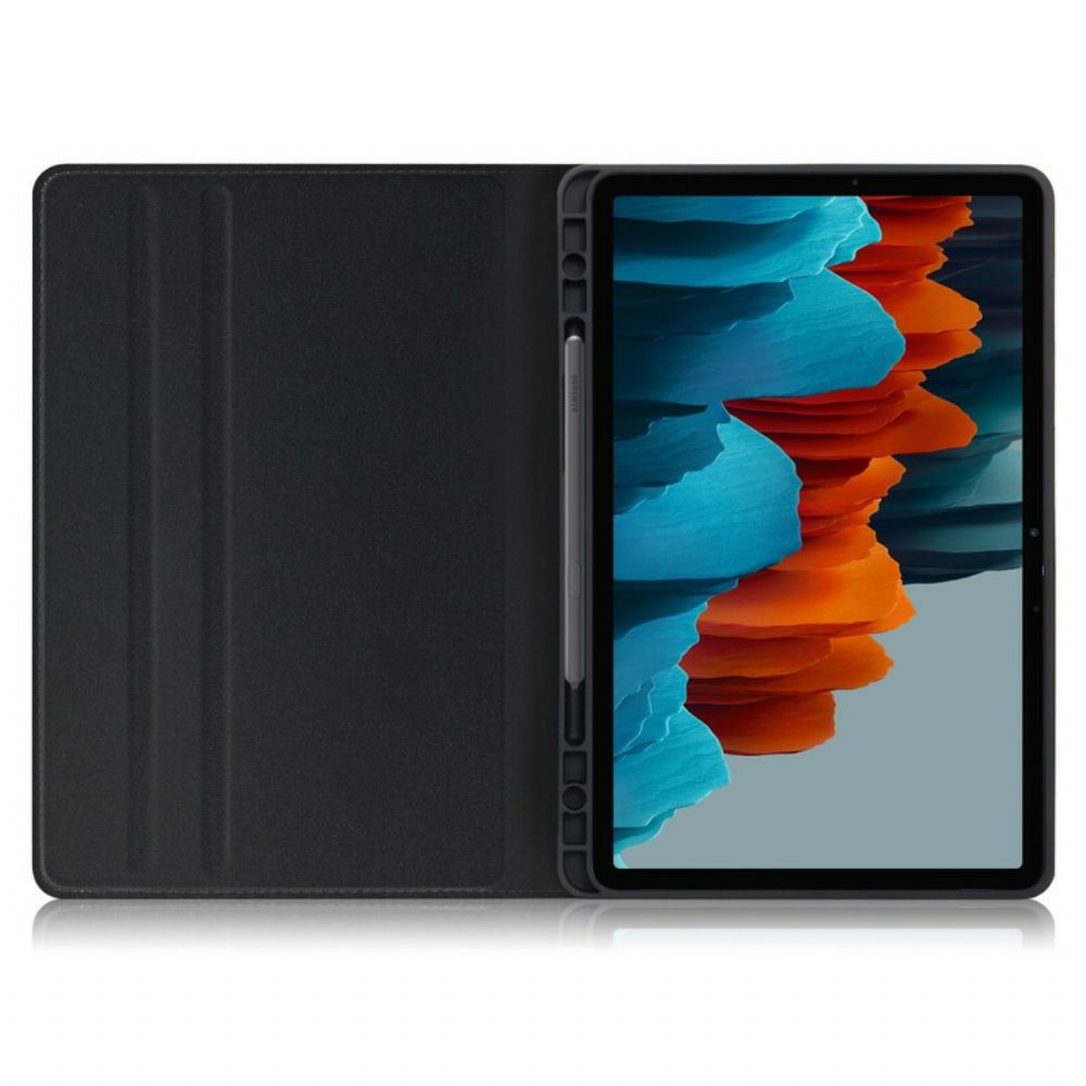 Case Für Samsung Galaxy Tab S7 / Tab S8 Business-ledereffekt