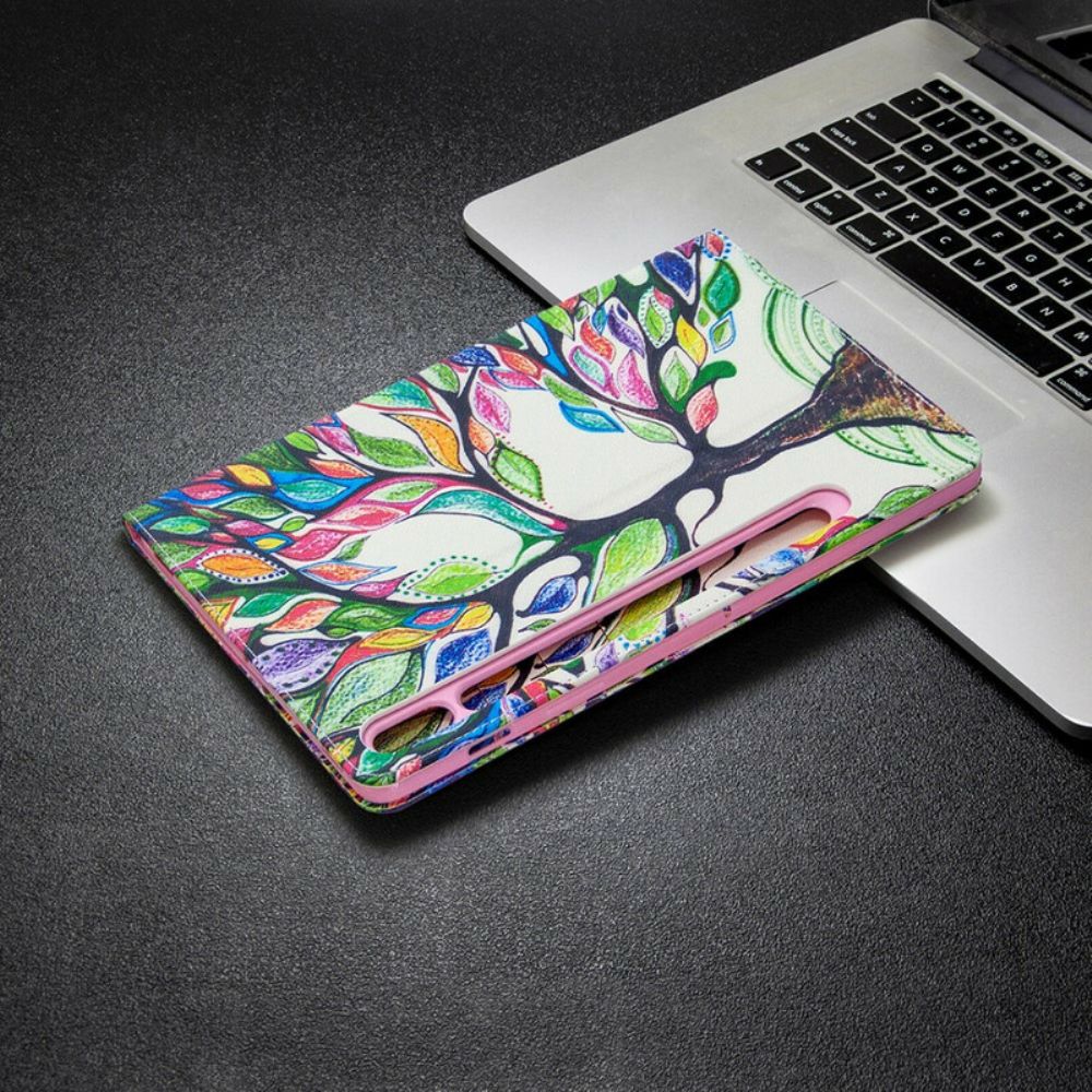 Case Für Samsung Galaxy Tab S7 / Tab S8 Farbiger Baum