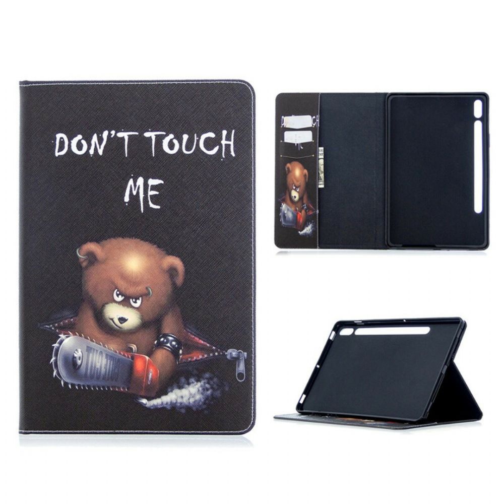 Case Für Samsung Galaxy Tab S7 / Tab S8 Gefährlicher Bär