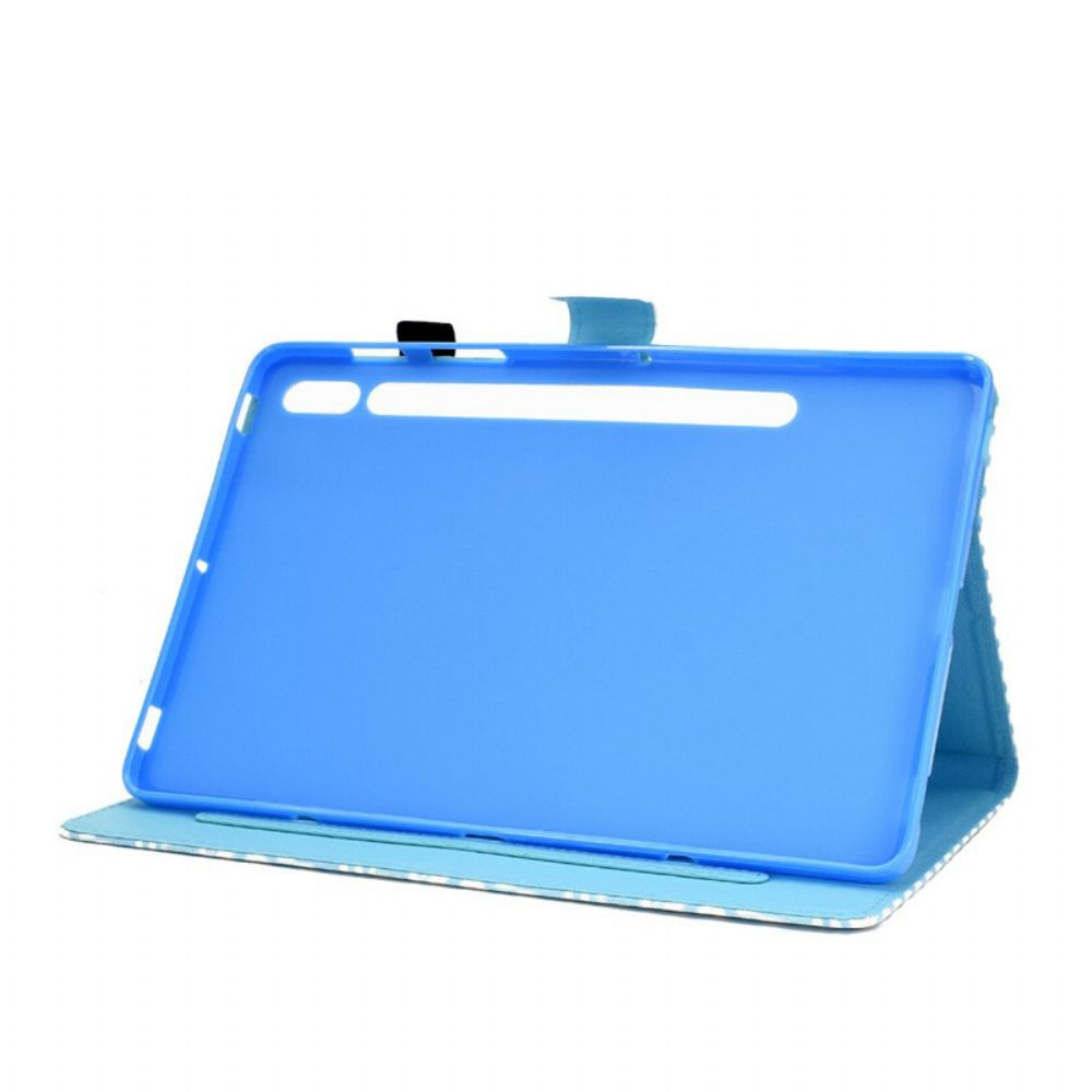 Flip Case Für Samsung Galaxy Tab S7 / Tab S8 Aquarellbaum